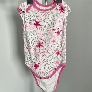 Dallas Cowboys Infant Girls Bib Bodysuit Set